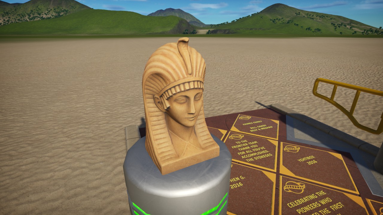 buste egyptien 60cm