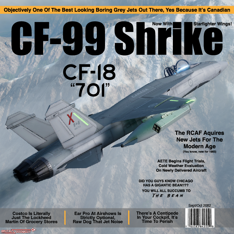F-99 Shrike: CF-18 "701" preview