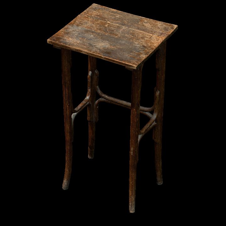 Furniture, Stool, Wood 1