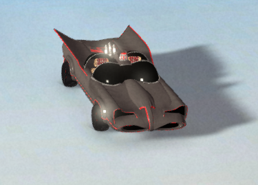 1960s Batmobile Figure