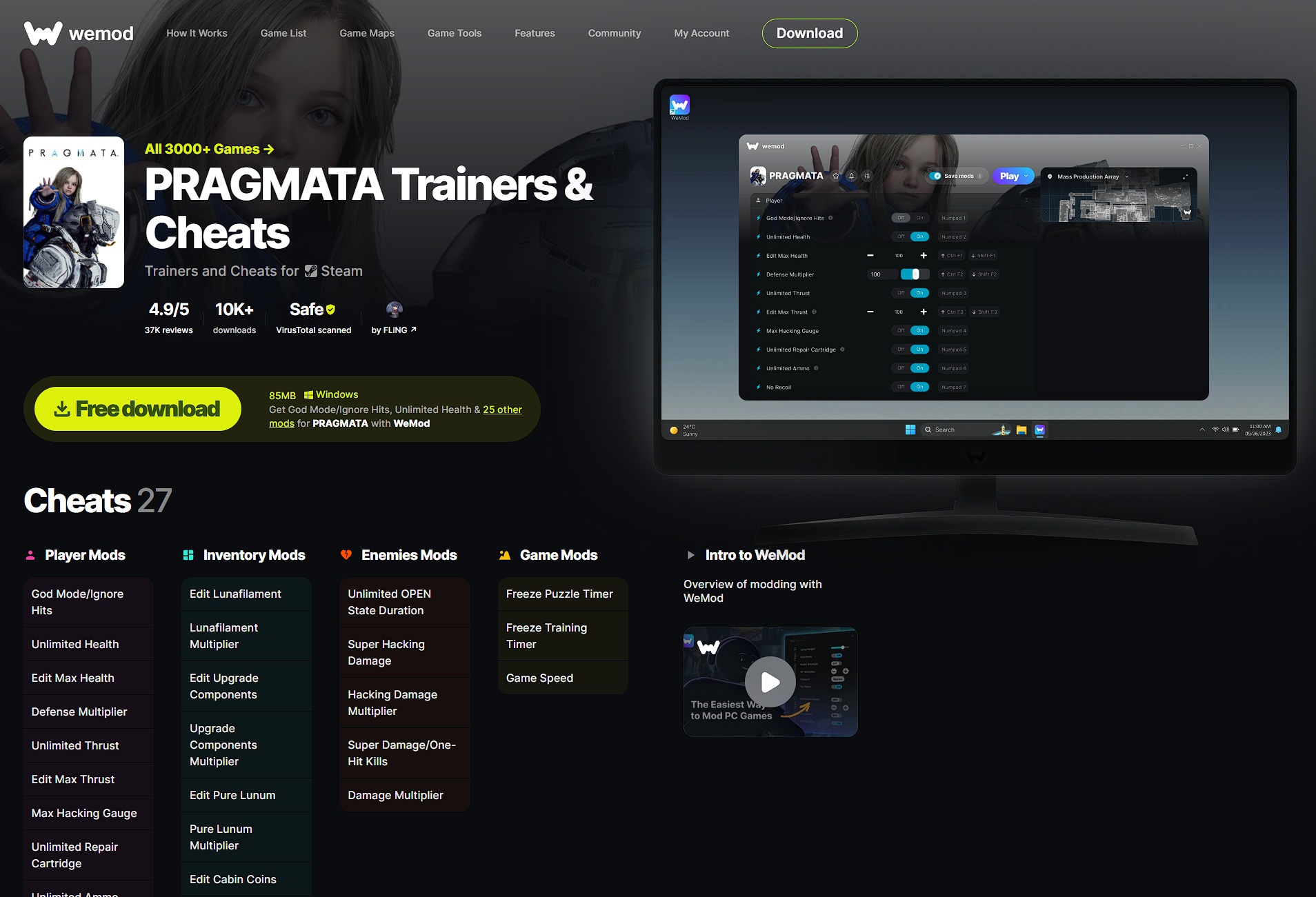 Steam Community :: Guide :: All Mods Guide in PRAGMATA (2026 UPDATED)