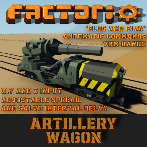 Factorio Artillery Wagon
