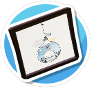 whale in a light bulb
