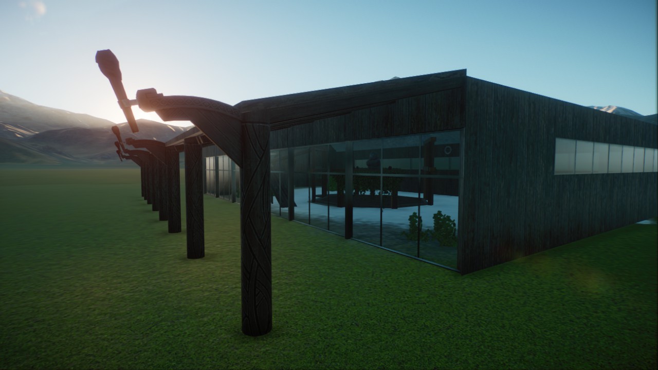 Japanese macaque  enclosure with artic look preview