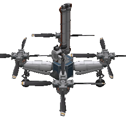 Folding Quad-Copter Drone