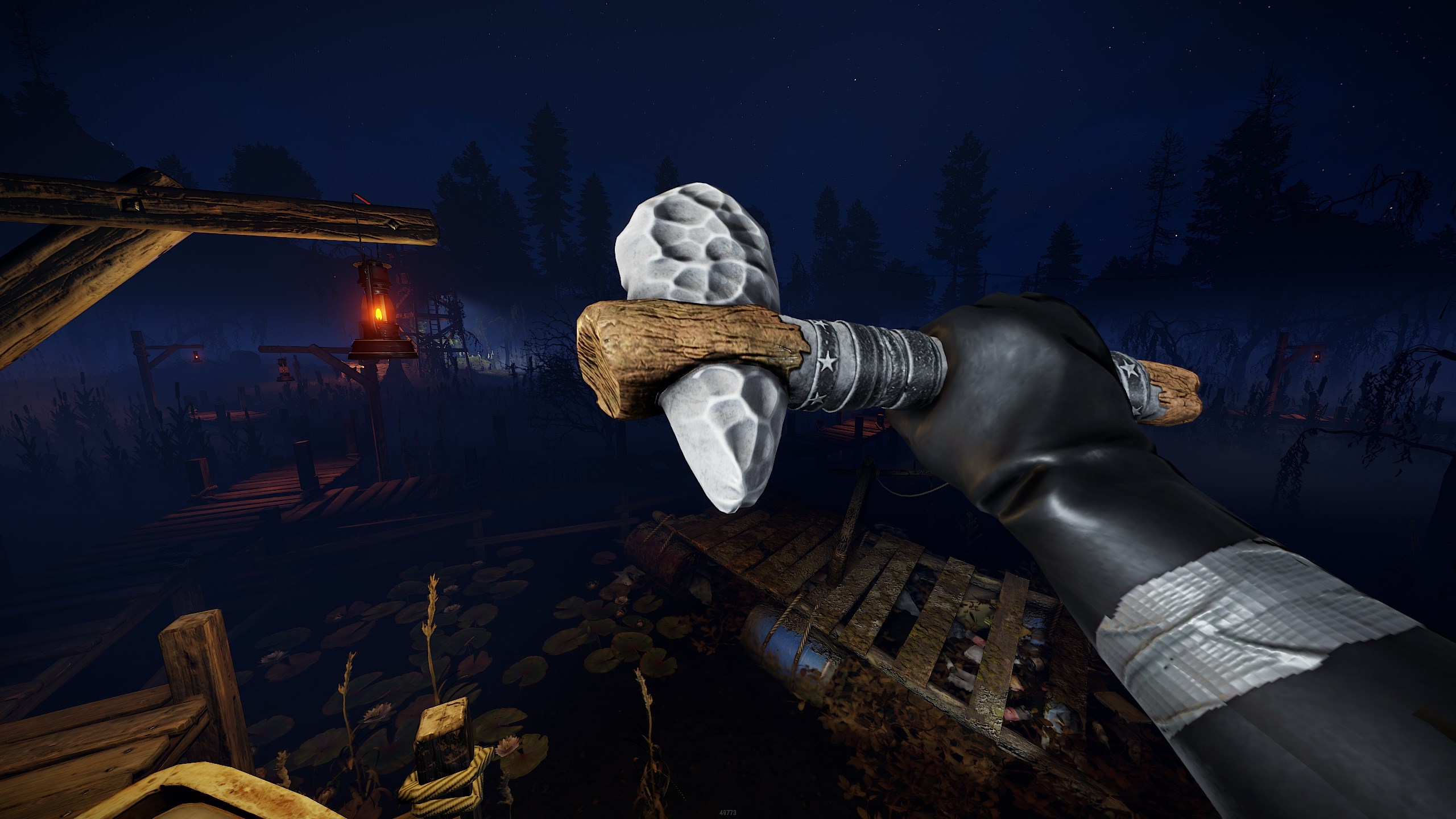 Night Farmer Stone Hatchet
