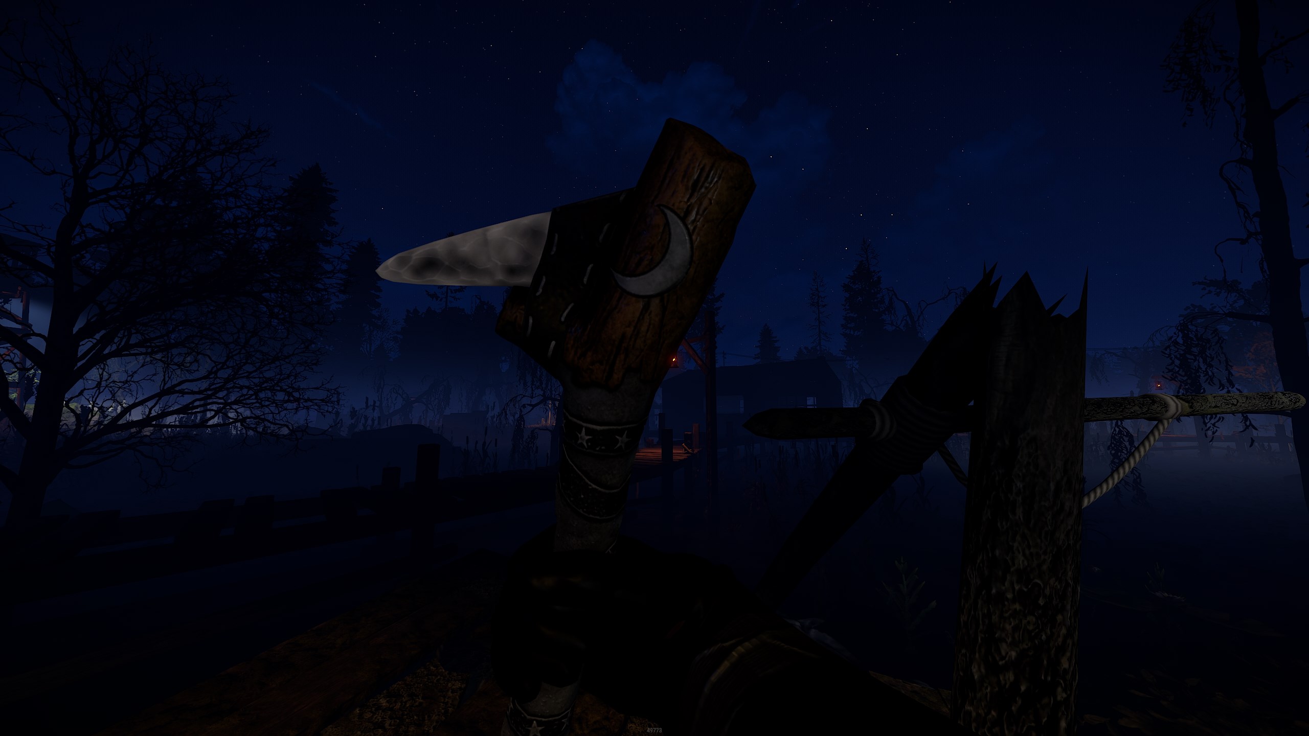Night Farmer Stone Pick Axe