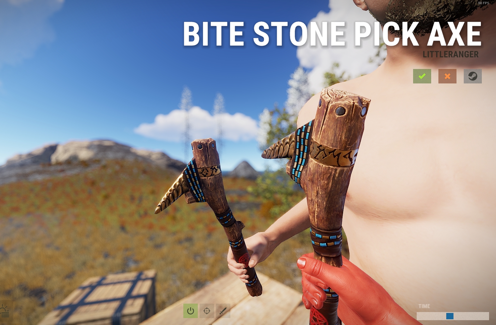 Bite Stone Pick Axe