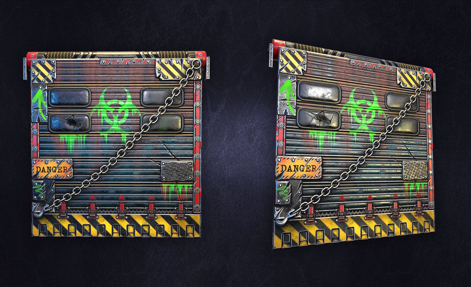 Toxic Garage Door