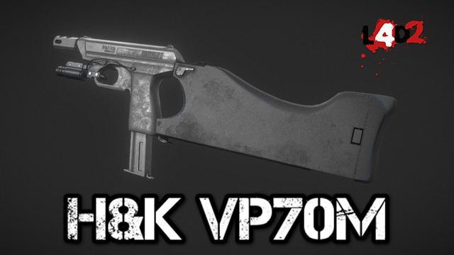 Re-Uploads RE2 Remake H&K VP70 Machine Pistol "Upgraded Matilda" with No Firing Sound