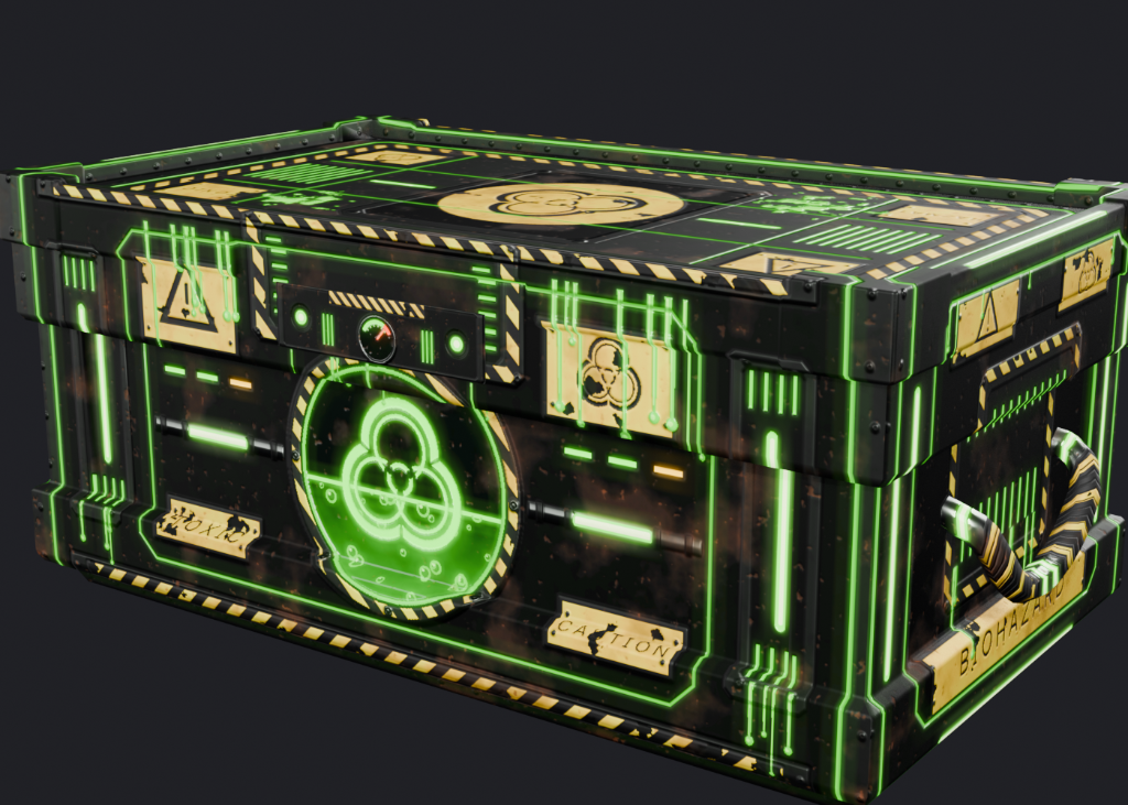 Large Wood Box (Toxic)