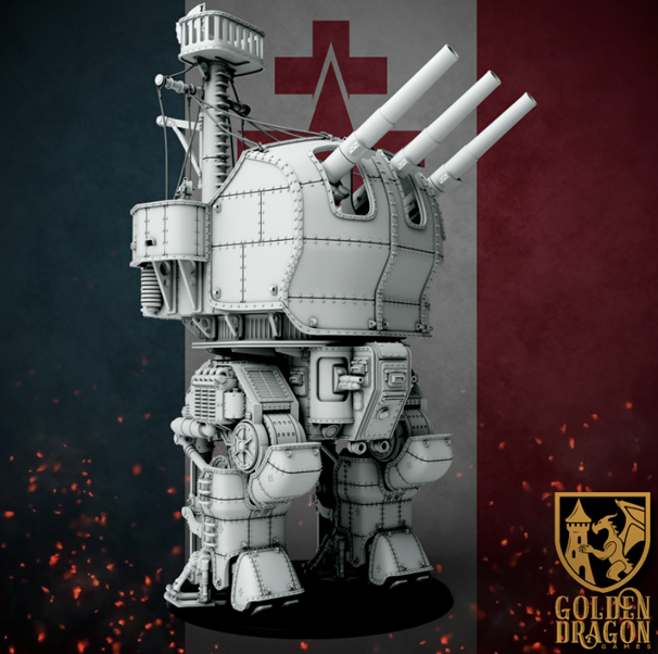 MARCHER Empires At War: (NFR) Carnot Mobile Anti-Aethership Battery