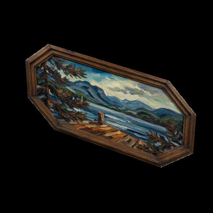 Painting, Lake Dock {2D}