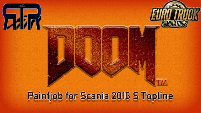 Doom Paintjob for Scania 2016 Topline