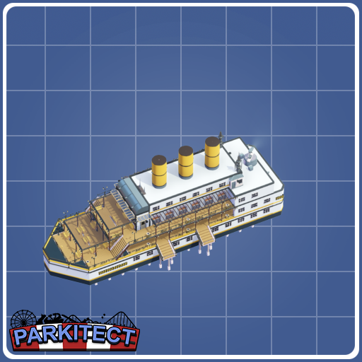 Seven Seas Cruise (Shops, Toilet, First aid room, Resting area, Scenary, Ship)