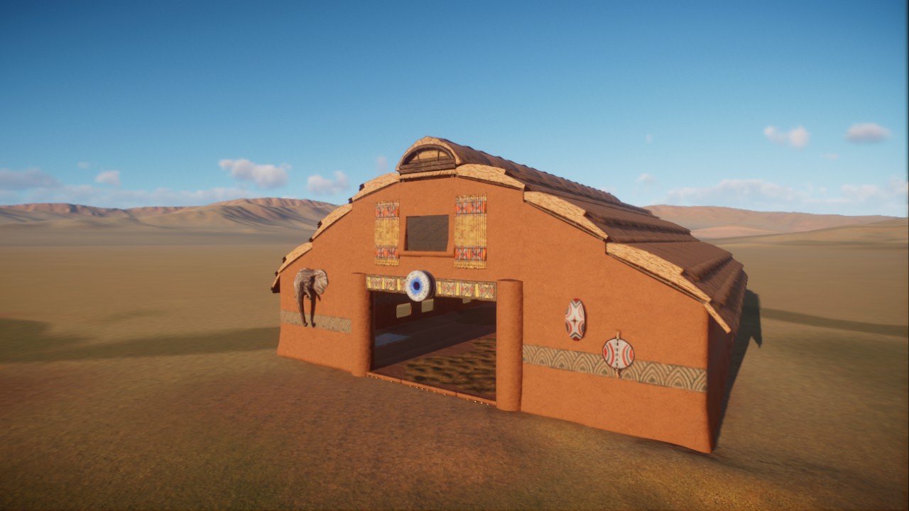 Large African shelter