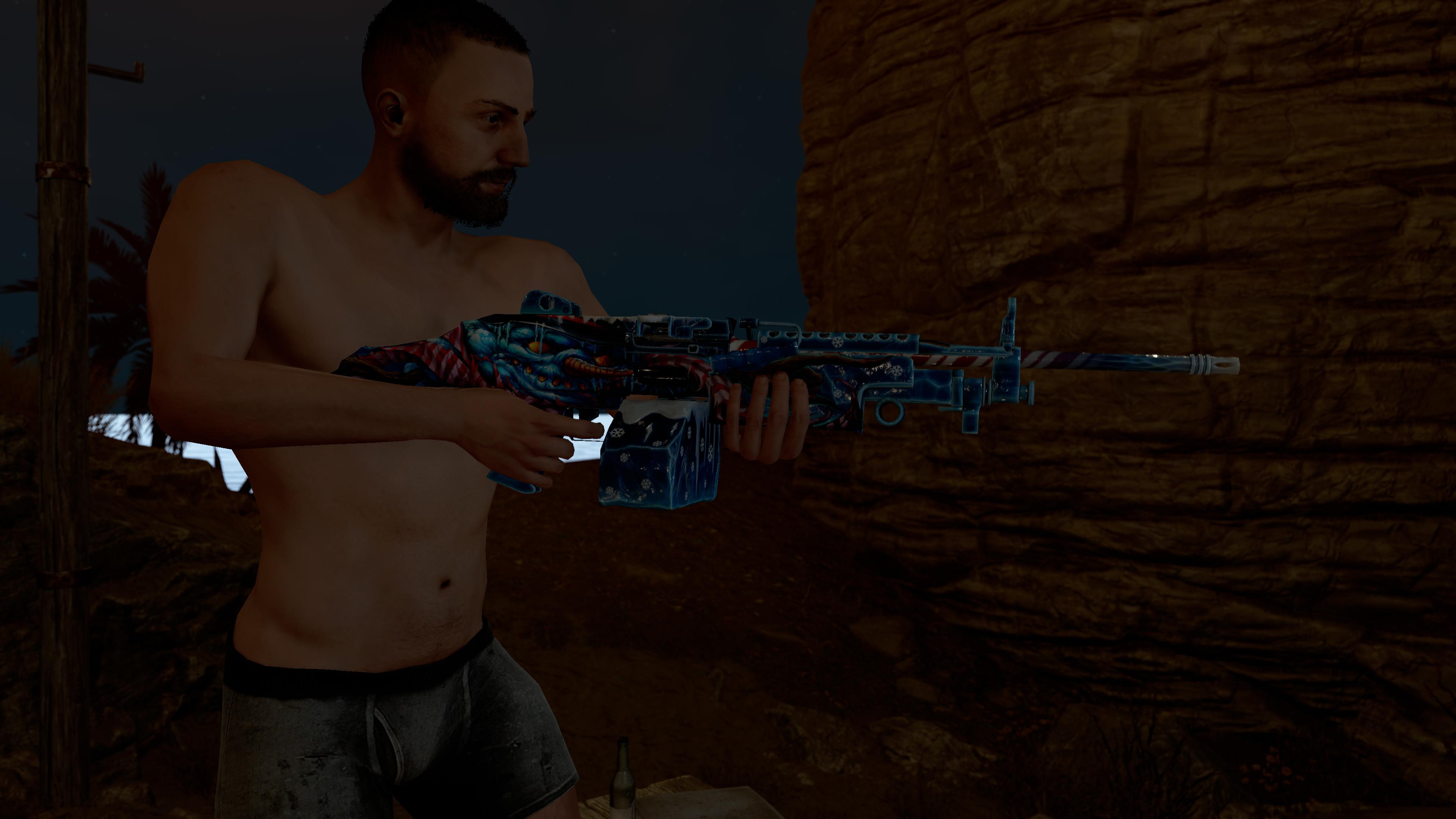 Evil Snowman M249