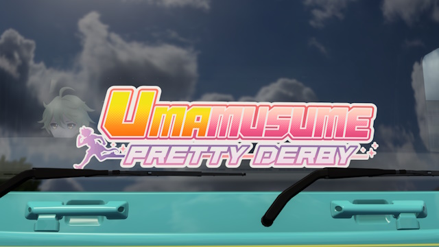 MAN TGX 2020 Uma Musume: Pretty Derby Window Sticker