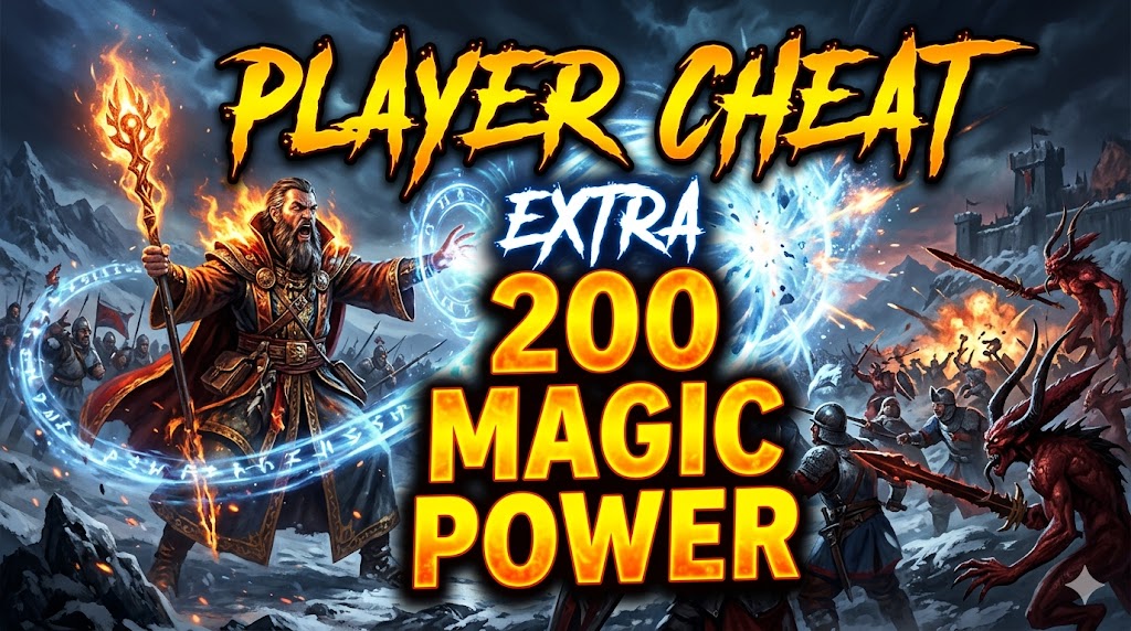 Player Cheat Extra 200 Magic Power