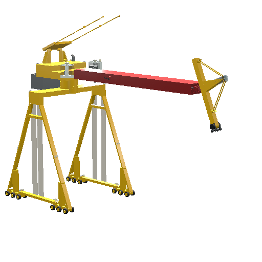 Rhine port crane