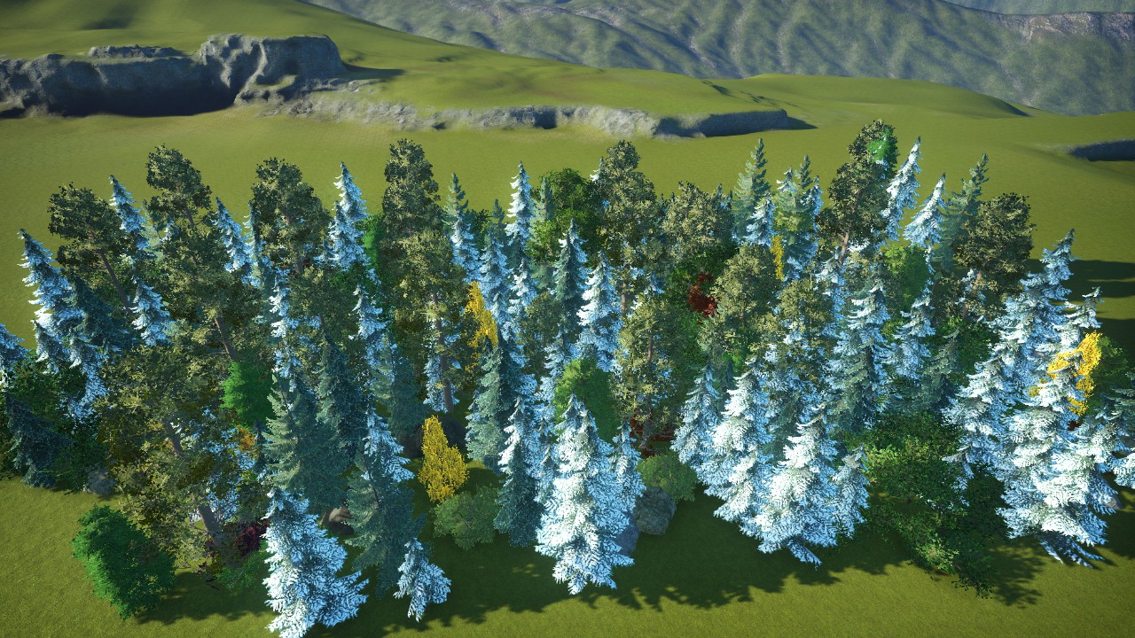 Large area fantasy forest filler