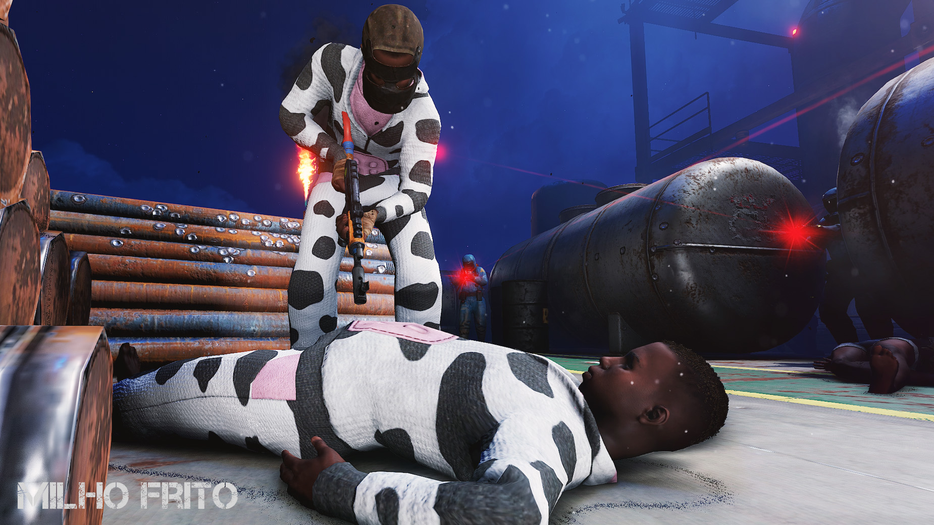 Cow Moo Flage Hoodie