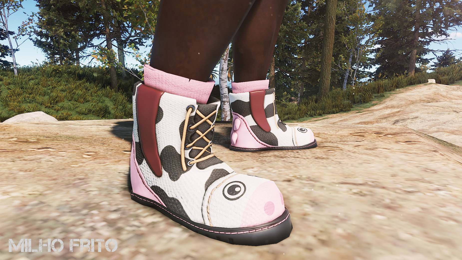 Cow Moo Flage Boots
