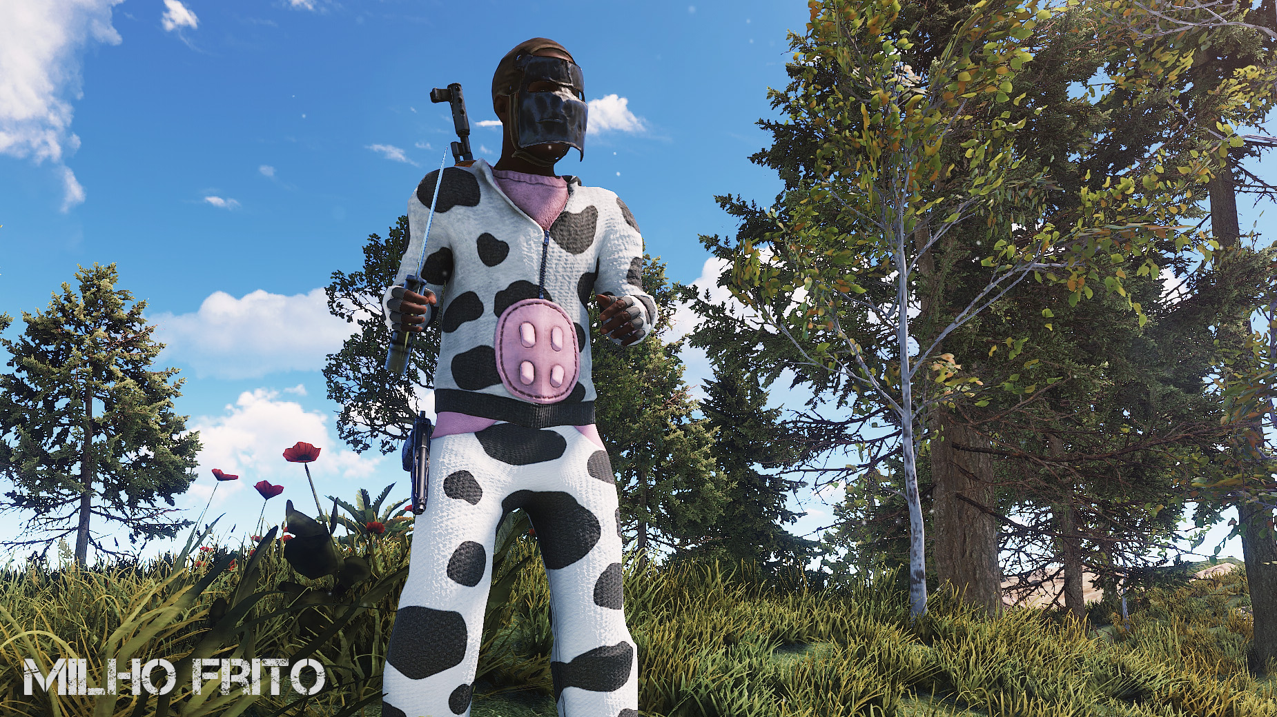 Cow Moo Flage Gloves