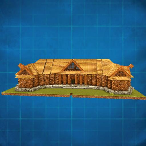 long house (barracks) LOTR