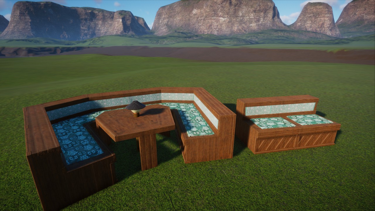 Sitting Area / Bench Cover by Haribo