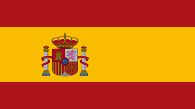 The flag of Spain