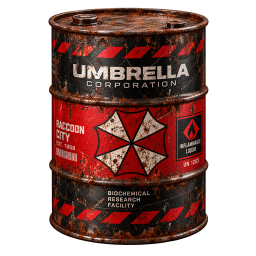 Umbrella Corporation - Raccoon City Oil Barrel