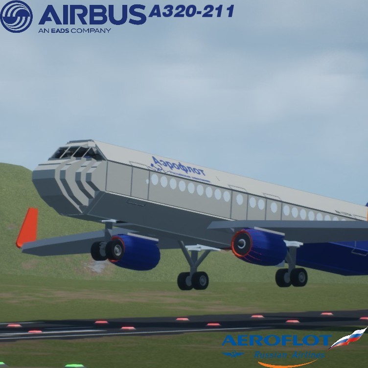 Softbody AIR LINER Airbus A320-214 Aeroflot Russian Airlines