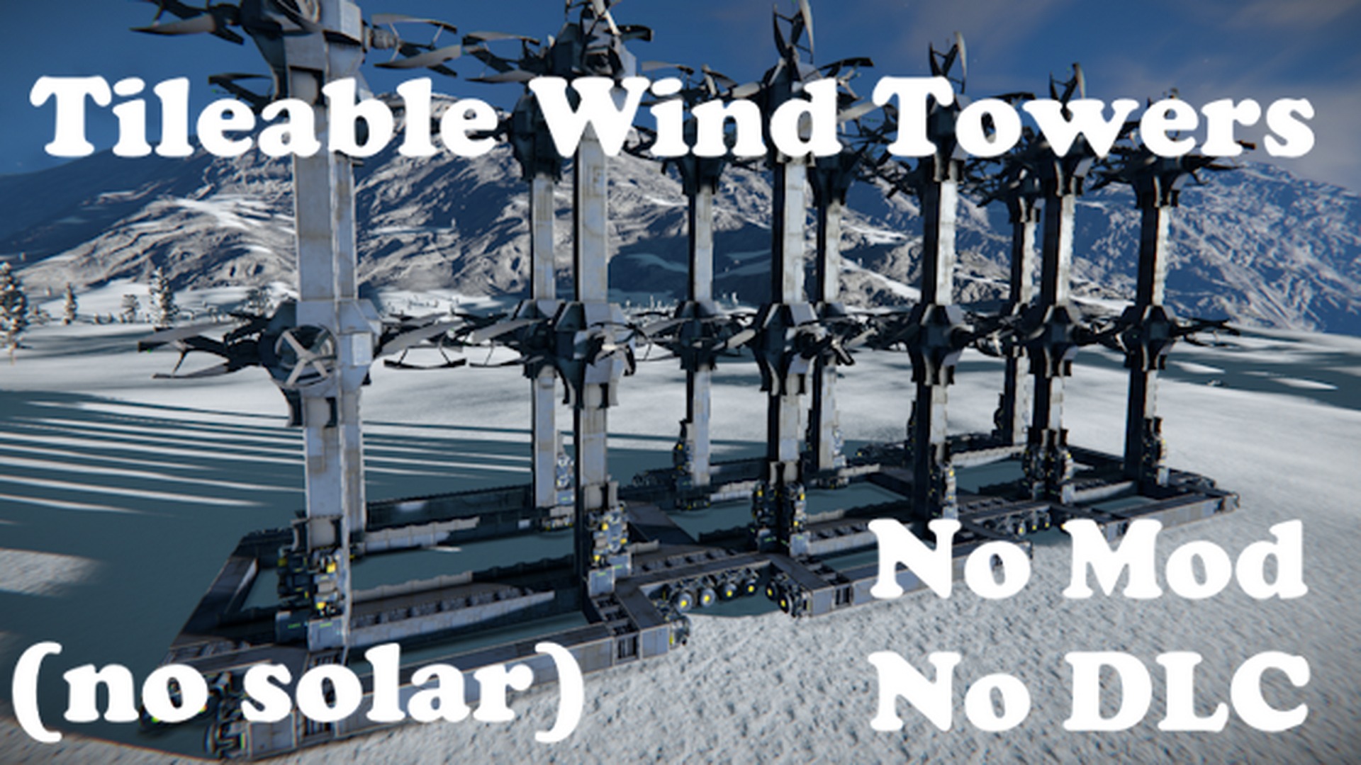 Tileable Wind Tower Alpha No DLC No Mod preview