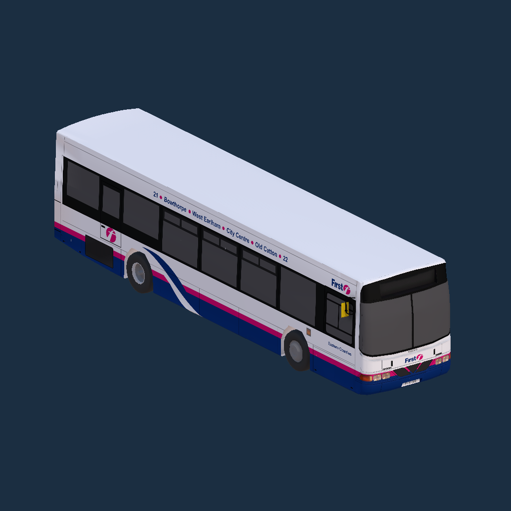 Wright Renown B10BLE First Eastern Counties Barbie R21 R22 Branded
