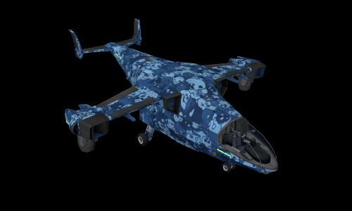 Skull Navy Camo