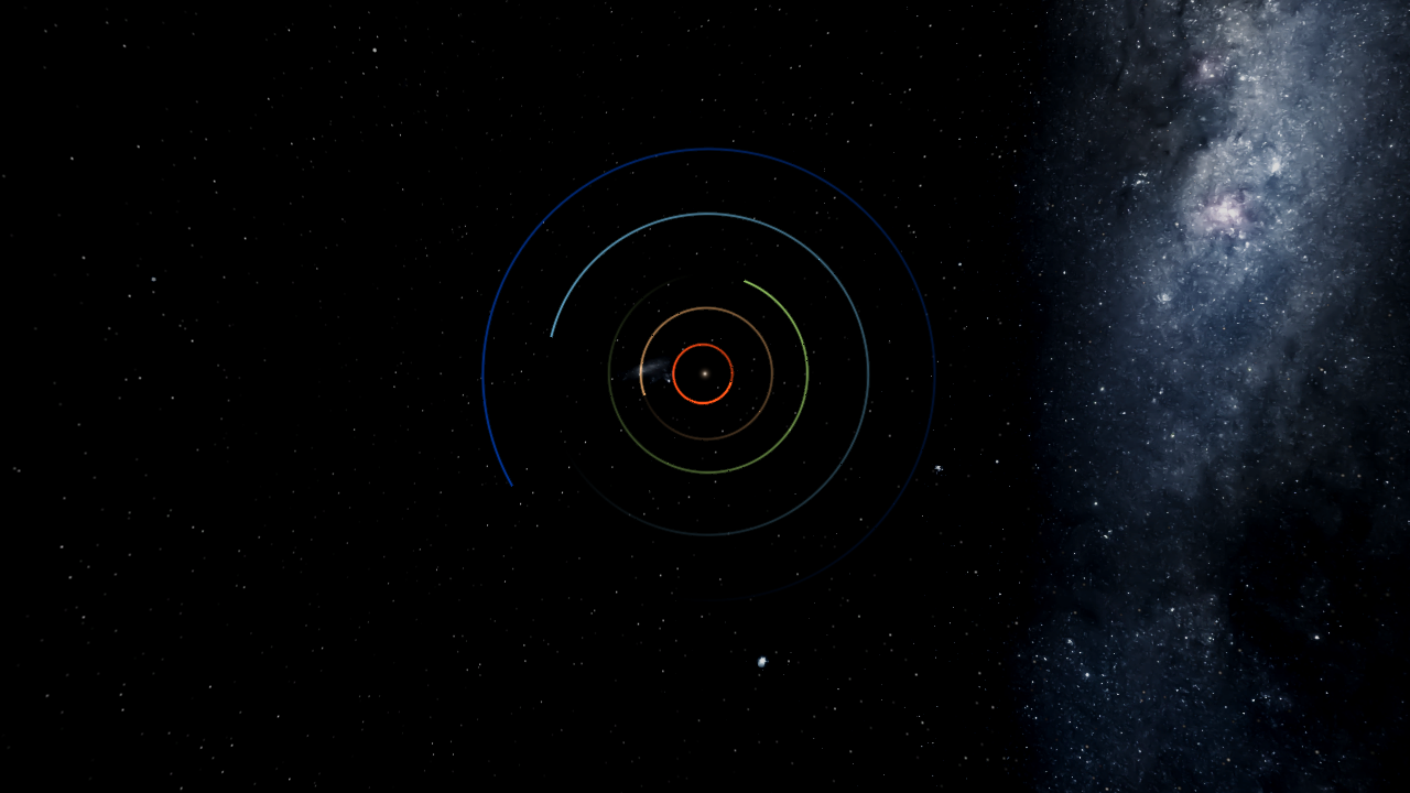 Early Solar System with 5th Gas Giant Hades