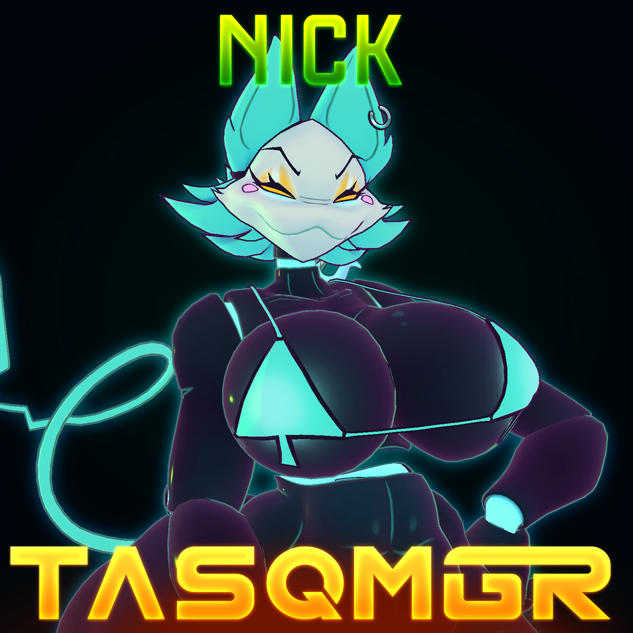 [COMM] Deltarune: Tasque Bikini - Nick
