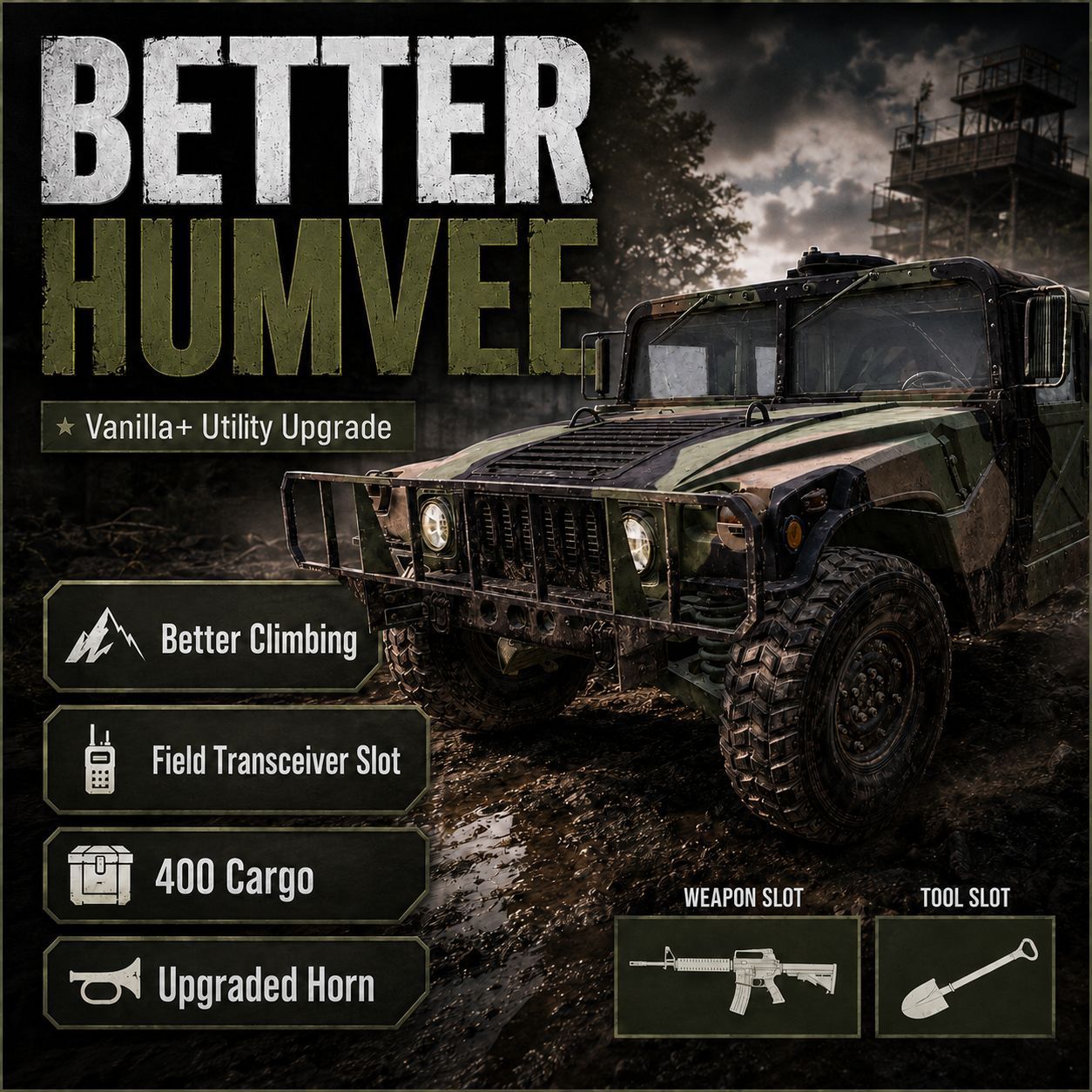Better Humvee | Vanilla+ Rework