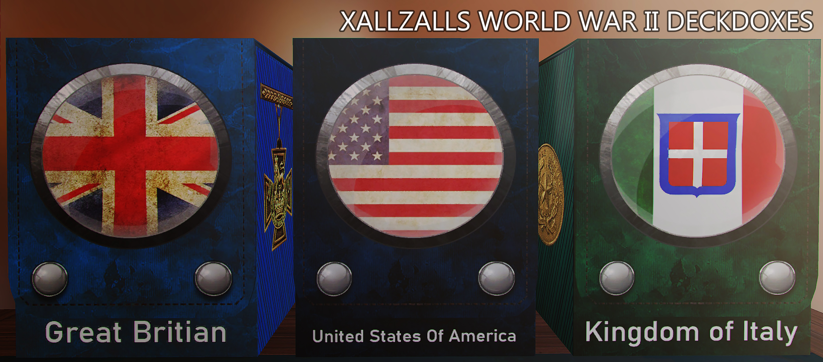 World War 2 Deck Boxes By XallZall preview