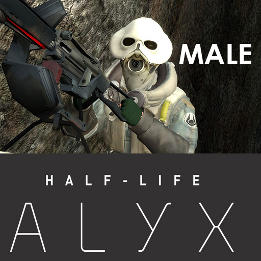 Half-Life: Alyx - Combine Worker Player model *MALE*