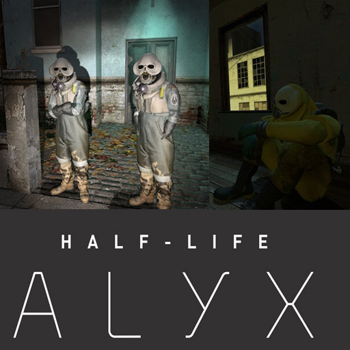 Half-Life: Alyx - Hazmat and Combine Workers for Citizens *NPC REPLACEMENT*
