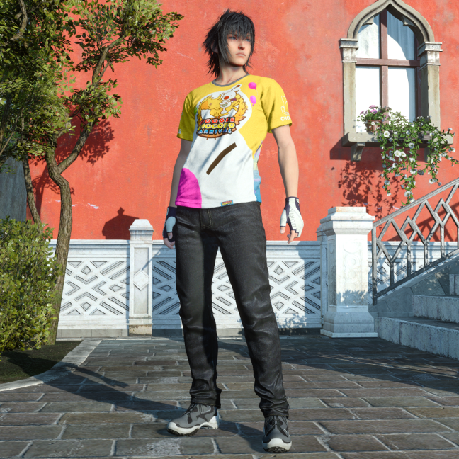 Capless Choco-Mog Tee  (Noctis Outfit)