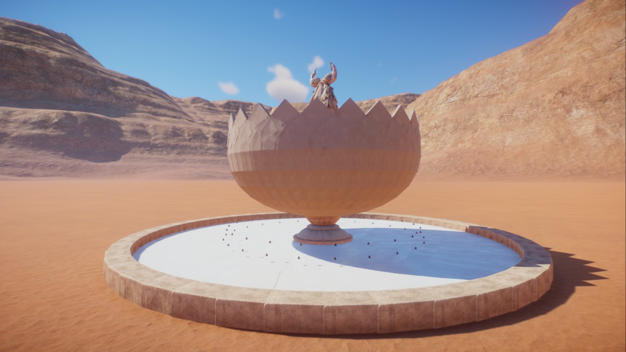 Agrabah Garden Fountain