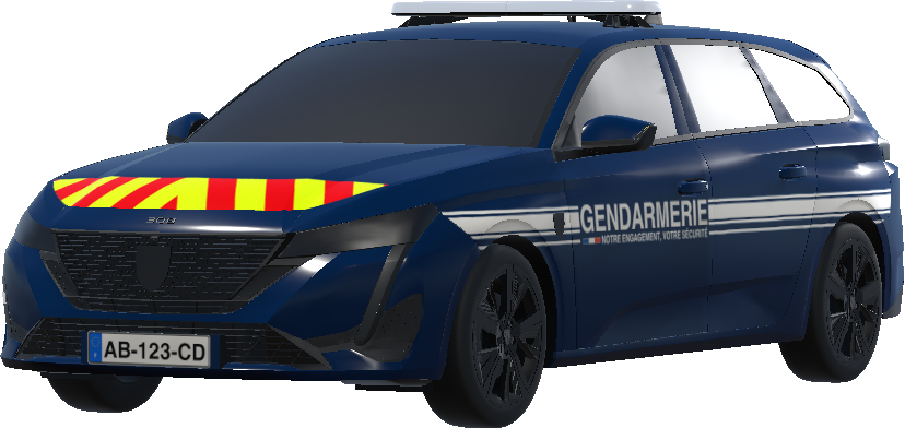 [FR] Gendarmerie Peugeot 308 preview