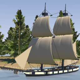 1799 U.S.S Dauntless 16-Gun Brig-of-War