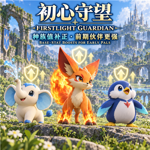 初心守望｜前期帕鲁成长补正 | Firstlight Guardian
