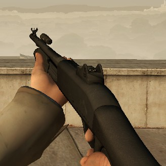 M3 Super 90 on L4D1 Animations

