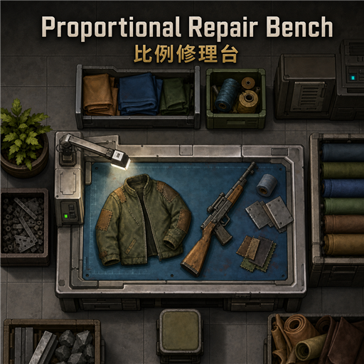Proportional Repair Bench / 比例修理台 mod preview for RimWorld