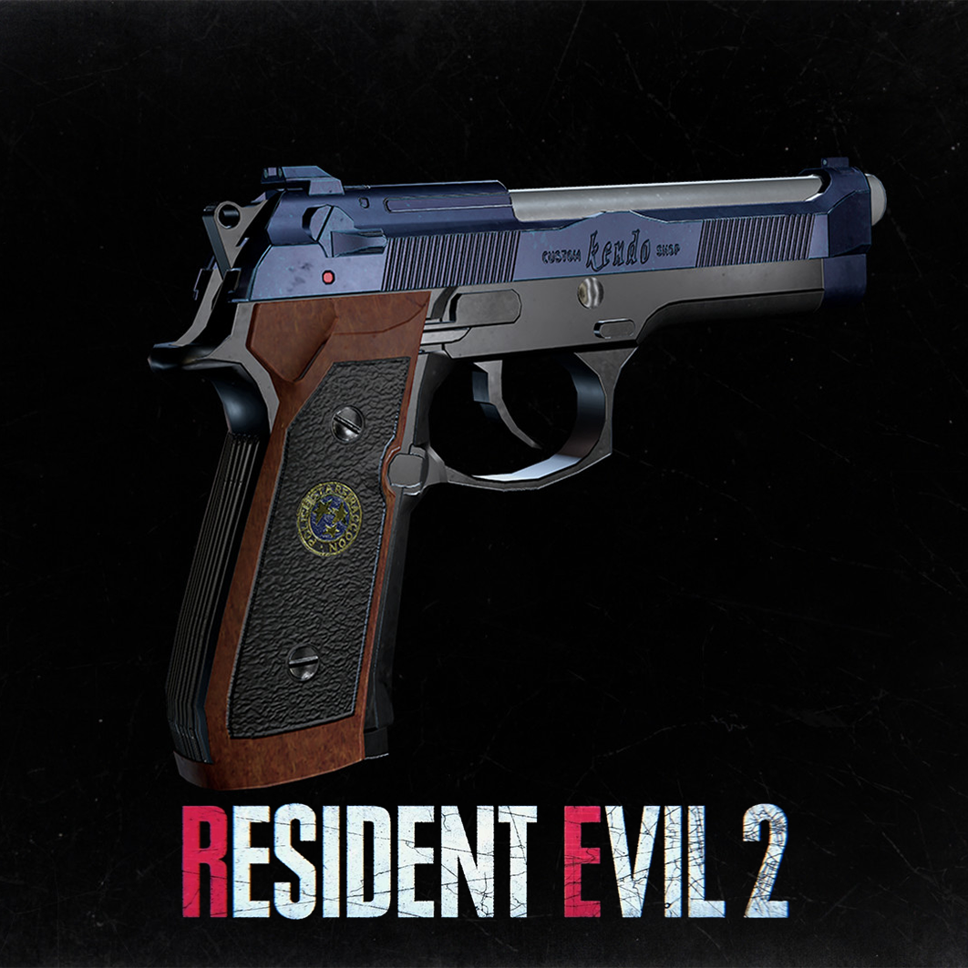 【RE2R】Resident Evil 2 Samurai Edge:Chris Model Replaces Beretta m92fs